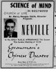 All Abdullah Research – Neville Goddard Photo Gallery and Newspaper Clippings — Cool Wisdom Books — 1957