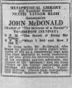 The Curious Case of the Book “The Message of a Master”: John McDonald, Anna Deo, and the Grapevine of New Thought — Cool Wisdom Books — 1929