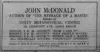 John McDonald - Message of a Master - Newspaper Clippings — Cool Wisdom Books — 5