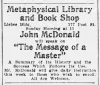 John McDonald - Message of a Master - Newspaper Clippings — Cool Wisdom Books — 28