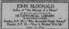 John McDonald - Message of a Master - Newspaper Clippings — Cool Wisdom Books — 66