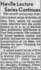 Neville Goddard Lecture Series: Photo Gallery and Newspaper Clippings — Cool Wisdom Books — 6