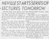 Neville Goddard Lecture Series: Photo Gallery and Newspaper Clippings — Cool Wisdom Books — 12