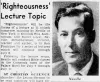 Neville Goddard Lecture Series: Photo Gallery and Newspaper Clippings — Cool Wisdom Books — 32