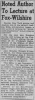 Neville Goddard Lecture Series: Photo Gallery and Newspaper Clippings — Cool Wisdom Books — 47