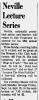 Neville Goddard Lecture Series: Photo Gallery and Newspaper Clippings — Cool Wisdom Books — 77