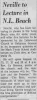 Neville Goddard Lecture Series: Photo Gallery and Newspaper Clippings — Cool Wisdom Books — 84