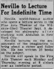 Neville Goddard Lecture Series: Photo Gallery and Newspaper Clippings — Cool Wisdom Books — 109