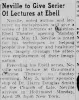 Neville Goddard Lecture Series: Photo Gallery and Newspaper Clippings — Cool Wisdom Books — 112