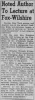 Neville Goddard Lecture Series: Photo Gallery and Newspaper Clippings — Cool Wisdom Books — 117