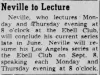 Neville Goddard Photo Gallery and Newspaper Clippings — Cool Wisdom Books — 22