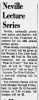 Neville Goddard Photo Gallery and Newspaper Clippings — Cool Wisdom Books — 160