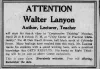 Walter C. Lanyon Photos & Newspaper Clippings — Cool Wisdom Books — 16