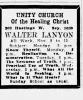 Walter C. Lanyon Photos & Newspaper Clippings — Cool Wisdom Books — 66