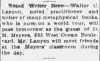 Walter C. Lanyon Photos & Newspaper Clippings — Cool Wisdom Books — 129