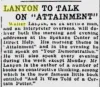 Walter C. Lanyon Photos & Newspaper Clippings — Cool Wisdom Books — 130